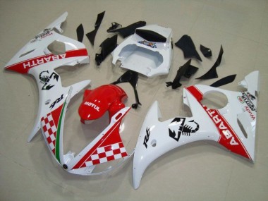 Carrosserie Moto R6 2003-2005 - Rouge Blanc Vente en Gros