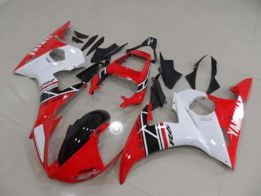 Carénage Moto R6 2003-2005 - Rouge et Blanc et Noir Vente en Gros