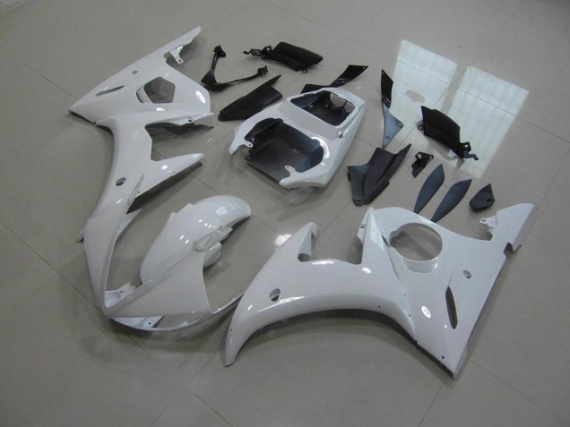 Carénage Moto R6 2003-2005 - Blanc No Décalque Vente en Gros Carénage Moto R6 2003-2005 - Blanc No Décalque Vente en Gros