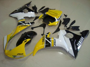 Carénage Moto R6 2003-2005 - Jaune Anniversary Vente en Gros