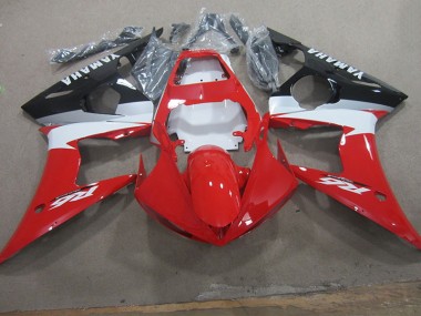 Carénage Moto R6 2003-2005 - Rouge Blanc Décalque Vente en Gros