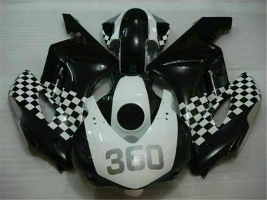 Carénages Moto CBR 1000 RR 2004-2005 - Blanc Noir Vente en Gros