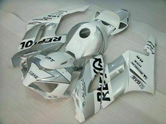 Carénage Moto CBR 1000 RR 2004-2005 - Argent Blanc Repsol Vente en Gros Carénage Moto CBR 1000 RR 2004-2005 - Argent Blanc Repsol Vente en Gros