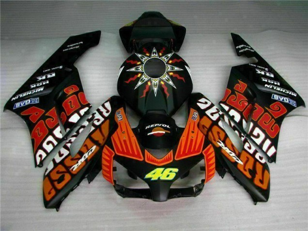 Carénage Moto CBR 1000 RR 2004-2005 - Noir Orange Vente en Gros Carénage Moto CBR 1000 RR 2004-2005 - Noir Orange Vente en Gros