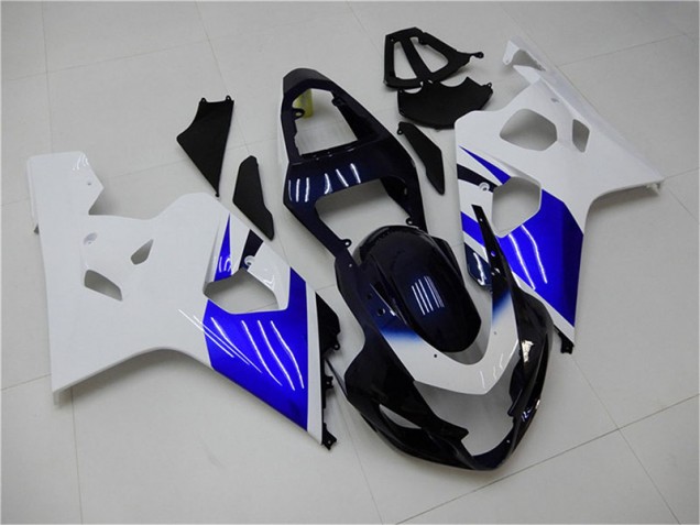 Carénage Moto GSXR 600 / 750 K4 2004-2005 - Blanc Bleu Vente en Gros Carénage Moto GSXR 600 / 750 K4 2004-2005 - Blanc Bleu Vente en Gros