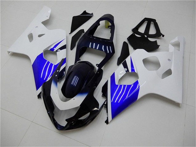 Carénage Moto GSXR 600 / 750 K4 2004-2005 - Blanc Bleu Vente en Gros Carénage Moto GSXR 600 / 750 K4 2004-2005 - Blanc Bleu Vente en Gros