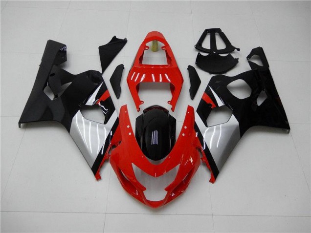 Carénage Moto GSXR 600 / 750 K4 2004-2005 - Rouge Noir Vente en Gros Carénage Moto GSXR 600 / 750 K4 2004-2005 - Rouge Noir Vente en Gros