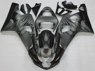 Carénage Moto GSXR 600 / 750 K4 2004-2005 - Noir Gris Vente en Gros
