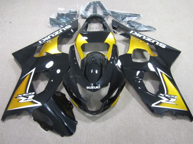 Carénage Moto GSXR 600 K4 2004-2005 - Noir Jaune Vente en Gros Carénage Moto GSXR 600 K4 2004-2005 - Noir Jaune Vente en Gros
