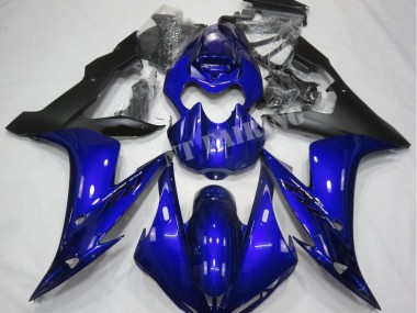 Carénages Moto R1 2004-2006 - Bleu Noir Vente en Gros