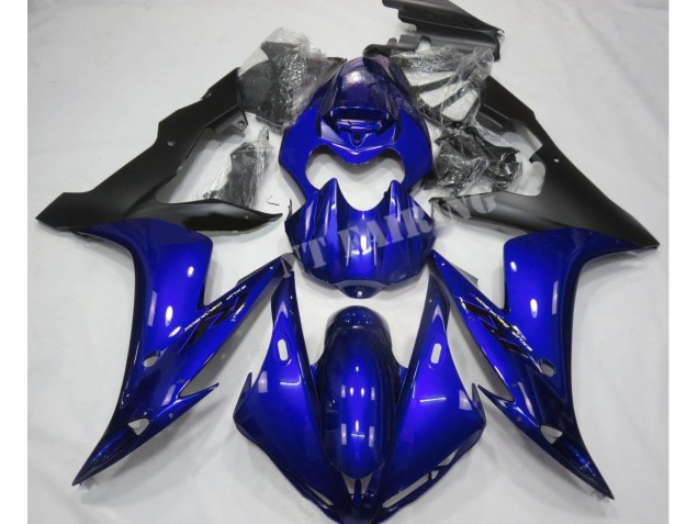 Carénages Moto R1 2004-2006 - Bleu Noir Vente en Gros Carénages Moto R1 2004-2006 - Bleu Noir Vente en Gros
