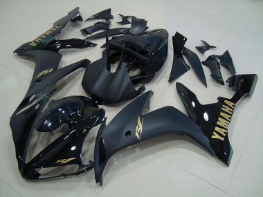 Carénage Moto R1 2004-2006 - Noir Matte Or Vente en Gros