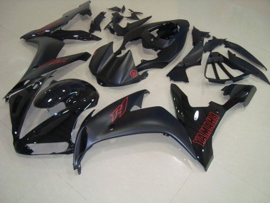 Carénage Moto R1 2004-2006 - Noir Mat Rouge Vente en Gros