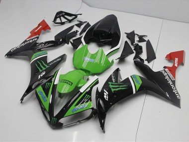 Carénage Moto R1 2004-2006 - Monster Vert Vente en Gros