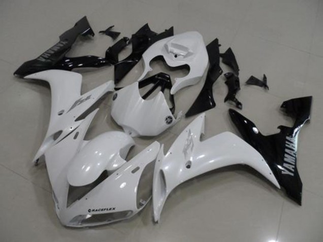 Carénages Moto R1 2004-2006 - Blanc Noir Vente en Gros Carénages Moto R1 2004-2006 - Blanc Noir Vente en Gros