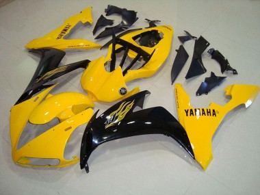 Carénage Moto R1 2004-2006 - Jaune Noir Flamme Vente en Gros