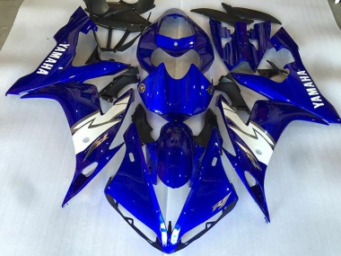 Carénage Moto R1 2004-2006 - Brillant Bleu Blanc Vente en Gros