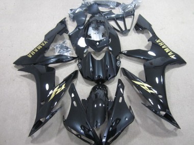 Carénage Moto R1 2004-2006 - Noir Blanc Or Décalque Vente en Gros