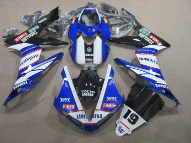Carénage Moto R1 2004-2006 - Bleu Blanc Volvo Sterilgarda 19 Vente en Gros