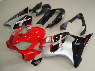 Carénage Moto CBR 600 F4i 2004-2007 - Noir Rouge Argent Vente en Gros
