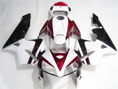 Carénages Moto CBR 600 RR 2005-2006 - Rouge Blanc Noir Vente en Gros