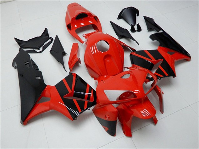 Kit Carénages Motos CBR 600 RR 2005-2006 - Rouge Noir Vente en Gros