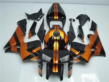 Kit Carénages Motos CBR 600 RR 2005-2006 - Orange Noir Vente en Gros