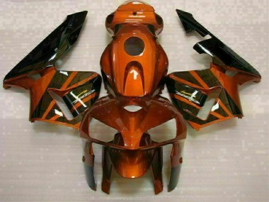 Carénage Moto CBR 600 RR 2005-2006 - Orange Noir Vente en Gros