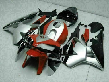 Carénage Moto CBR 600 RR 2005-2006 - Noir Argent Rouge Vente en Gros