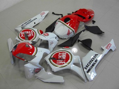 Carénage Moto CBR 600 RR 2005-2006 - Blanc Nacré Lucky Strike Vente en Gros