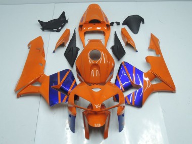 Carénage Moto CBR 600 RR 2005-2006 - Orange Bleu Vente en Gros
