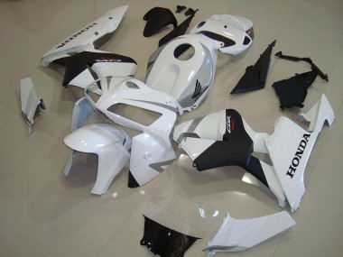 Carénage Moto CBR 600 RR 2005-2006 - Blanc Nacré Noir Mat Vente en Gros