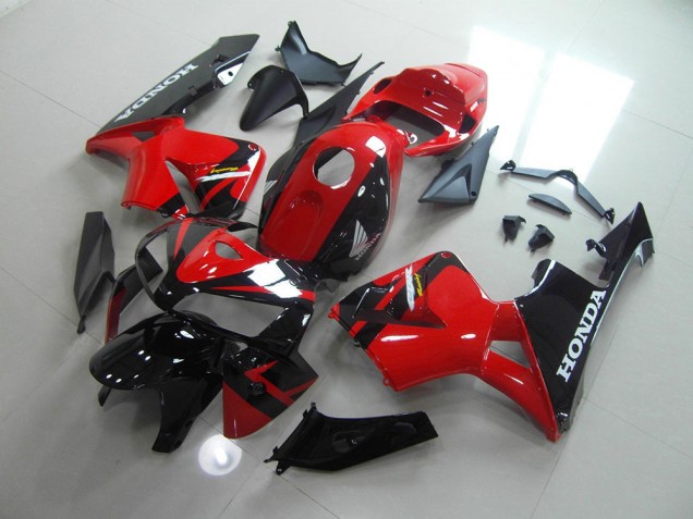 Carénage Moto CBR 600 RR 2005-2006 - Rouge Noir Vente en Gros Carénage Moto CBR 600 RR 2005-2006 - Rouge Noir Vente en Gros