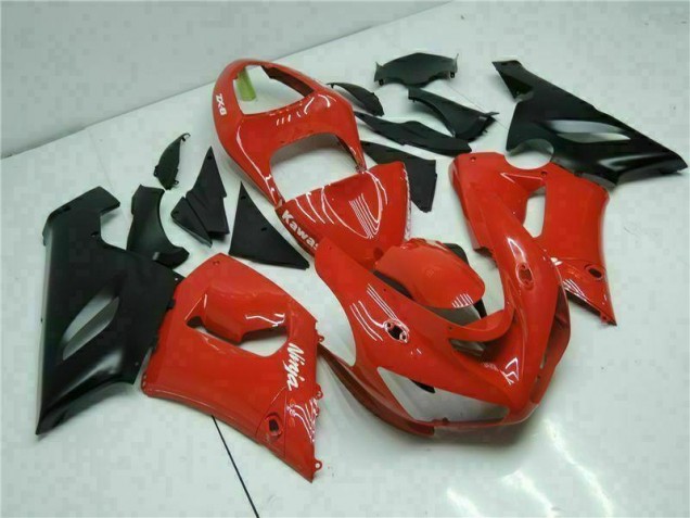 Carénages Moto ZX6R 2005-2006 - Rouge Vente en Gros Carénages Moto ZX6R 2005-2006 - Rouge Vente en Gros