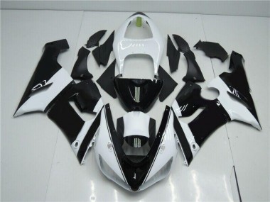 Carénage Moto ZX6R 2005-2006 - Noir Blanc Vente en Gros