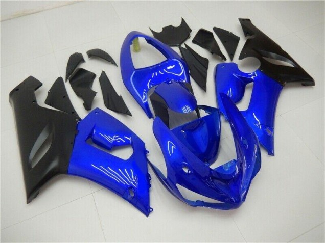Carénages Moto ZX6R 2005-2006 - Bleu Vente en Gros Carénages Moto ZX6R 2005-2006 - Bleu Vente en Gros