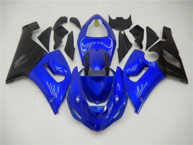 Carénages Moto ZX6R 2005-2006 - Bleu Vente en Gros Carénages Moto ZX6R 2005-2006 - Bleu Vente en Gros