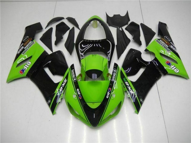 Carrosserie Moto ZX6R 2005-2006 - Vert Vente en Gros Carrosserie Moto ZX6R 2005-2006 - Vert Vente en Gros