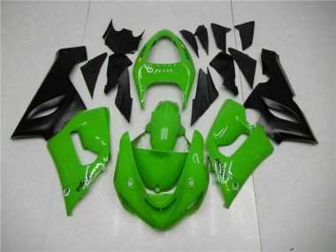 Kit Carénages Motos ZX6R 2005-2006 - Vert Vente en Gros