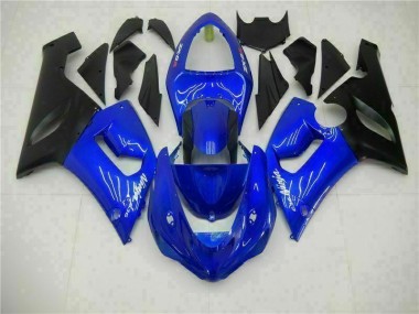 Carénage Moto ZX6R 2005-2006 - Bleu Vente en Gros