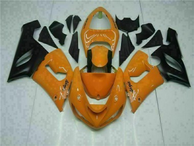 Carénage Moto ZX6R 2005-2006 - Orange Vente en Gros