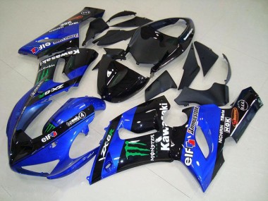 Carénage Moto ZX6R 2005-2006 - Candy Bleu Monster Vente en Gros