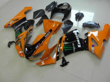 Carénage Moto ZX6R 2005-2006 - Orange Monster Vente en Gros