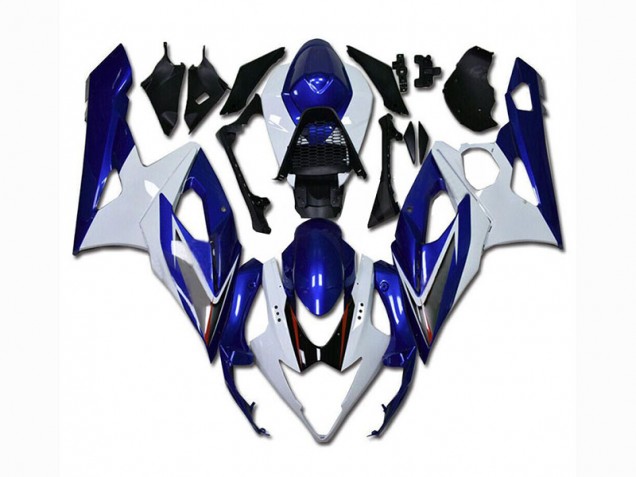 Carrosserie Moto GSXR 1000 K5 2005-2006 - Blanc Bleu Vente en Gros Carrosserie Moto GSXR 1000 K5 2005-2006 - Blanc Bleu Vente en Gros