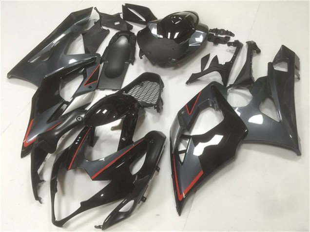 Carénage Moto GSXR 1000 K5 2005-2006 - Noir Gris Vente en Gros Carénage Moto GSXR 1000 K5 2005-2006 - Noir Gris Vente en Gros