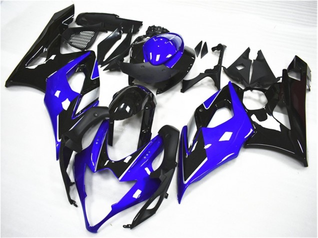 Kit Carénages Motos Complet GSXR 1000 K5 2005-2006 - Bleu Noir Vente en Gros Kit Carénages Motos Complet GSXR 1000 K5 2005-2006 - Bleu Noir Vente en Gros