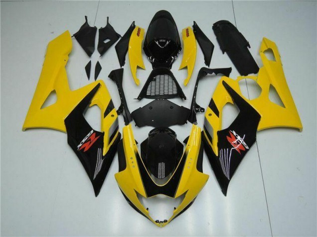 Carénage Moto GSXR 1000 K5 2005-2006 - Jaune Vente en Gros