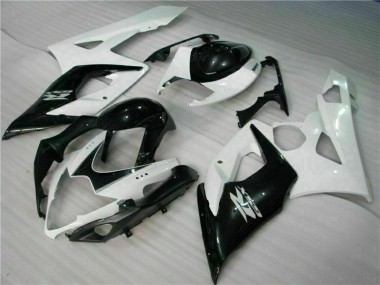 Carrosserie Moto GSXR 1000 K5 2005-2006 - Blanc Noir Vente en Gros