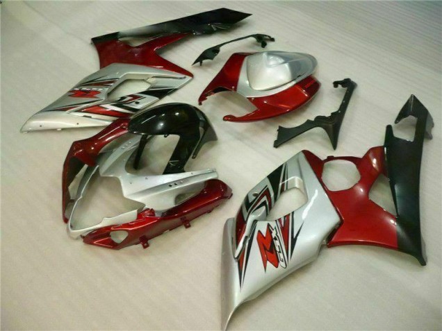 Carénage Moto GSXR 1000 K5 2005-2006 - Rouge Blanc Vente en Gros Carénage Moto GSXR 1000 K5 2005-2006 - Rouge Blanc Vente en Gros