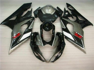 Carénages Moto GSXR 1000 K5 2005-2006 - Gris Noir Vente en Gros